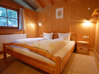 Eines von 2 Schlafzimmern im Chalet