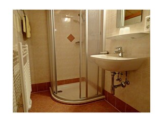 Badezimmer Ferienwohnung Bergblick