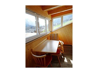 Loggia Ferienwohnung Bergblick