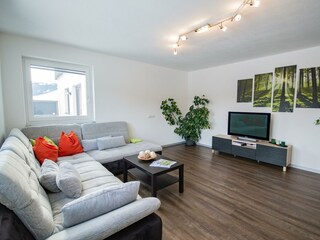 Wohnzimmer Ferienwohnung-Gstrein_Gries