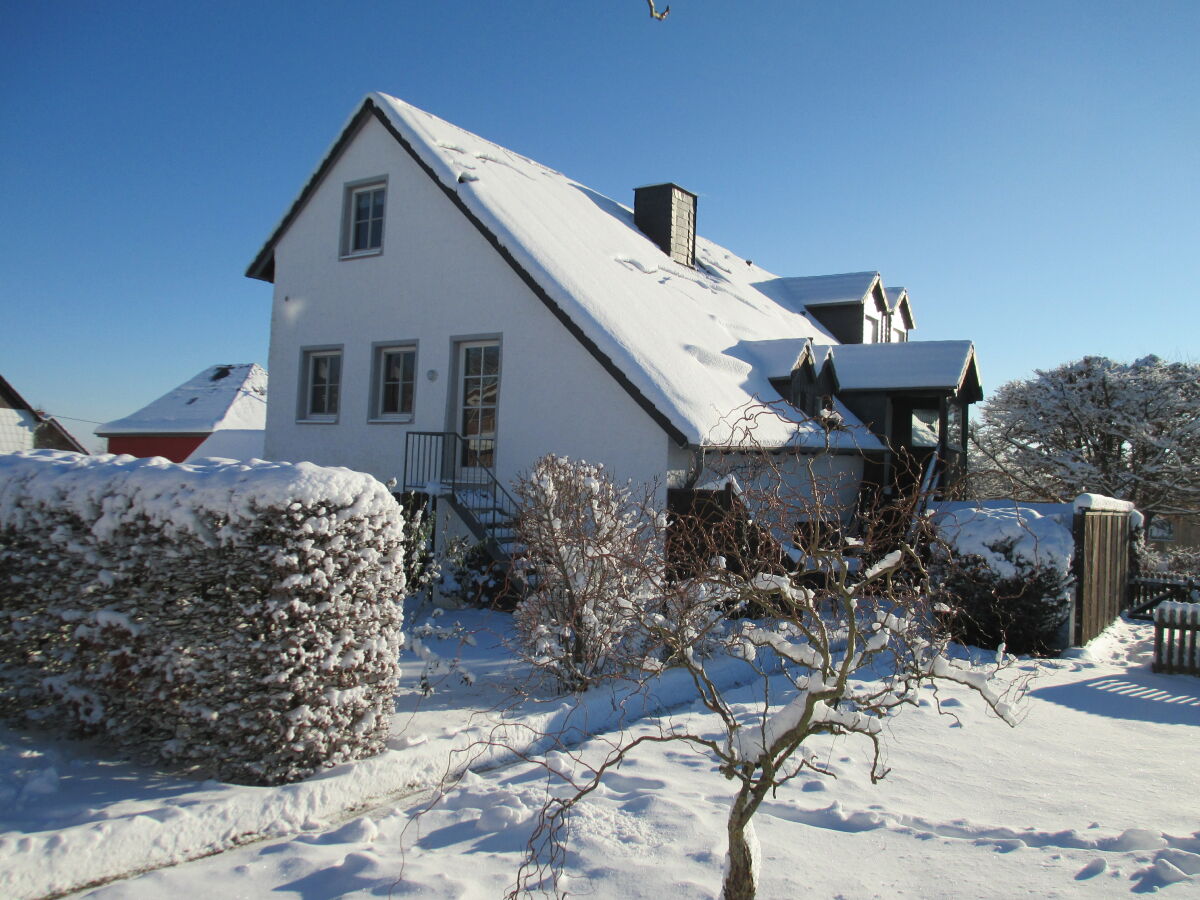 Ferienwohnungen "Alte Schmiede" im Winter.