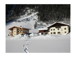 Tiefster Winter im Gschnitztal