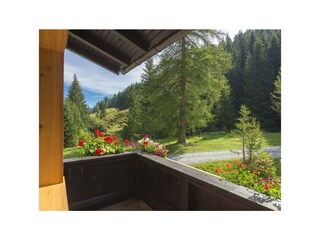 Lärchenwald-Gästehaus Geir-Obernberg-Balkon-HDR (1