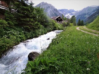 Obernbergerbach-Ebene Brücke-Foto Gästehaus Geir