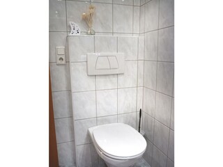 Toilette im Badezimmer