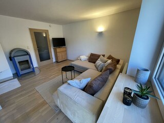 Wohnraum mit Schlafsofa