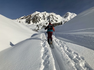 Skitour in Navis - Direkt vor der Tür starten