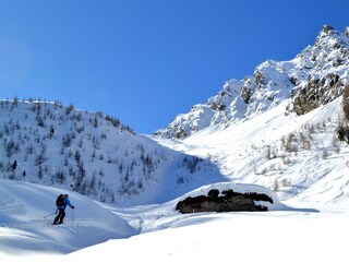 Skitour Wipptal Hohe Warte Bergsteigerdorf Schmirn