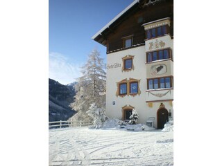Winteraufnahmen aussen Hotel 2009 + Weihnachten 09