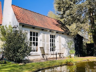Rückseite des Ferienhauses