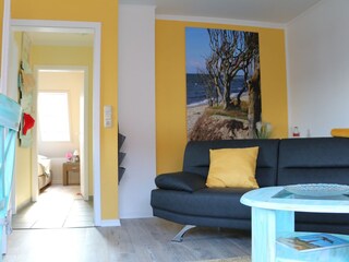 Blick zum Schlafzimmer