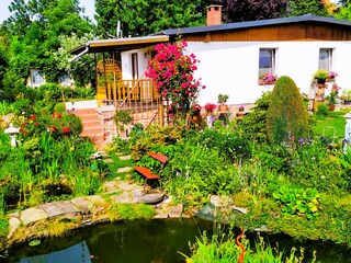 Aufgang zum Ferienhaus