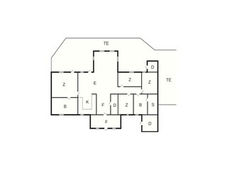 Vakantiehuis Felle Grondplan 28