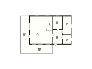 Vakantiehuis Borkenes Grondplan 41