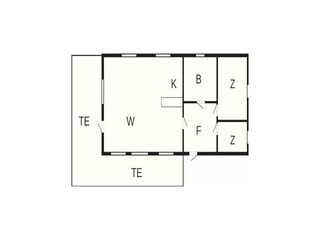Vakantiehuis Borkenes Grondplan 42
