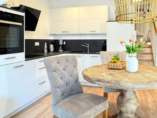 Küche und Essbereich