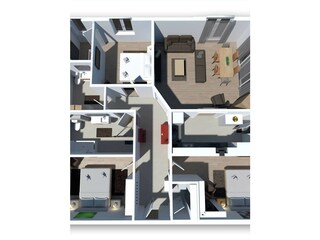 Appartamento per vacanze Zinnowitz Pianta del piano 22