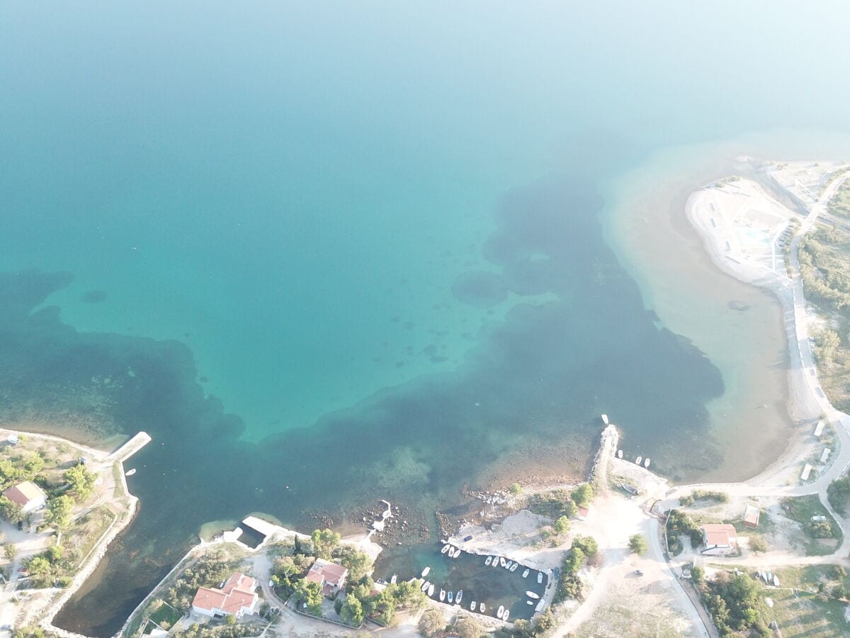 Blick  auf die Badebucht