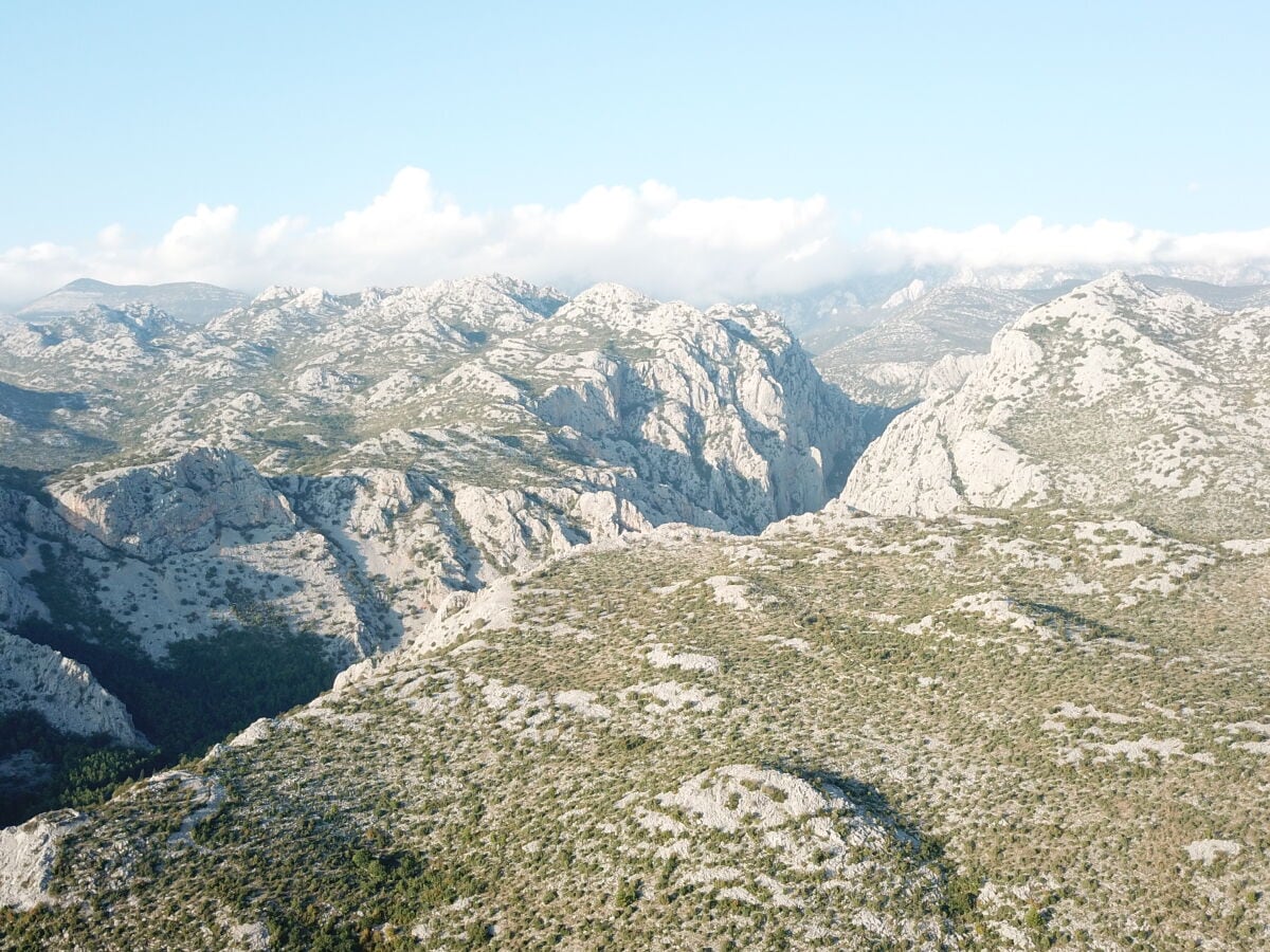 Blick auf die Schlucht des Nationalparks "Paklenica"