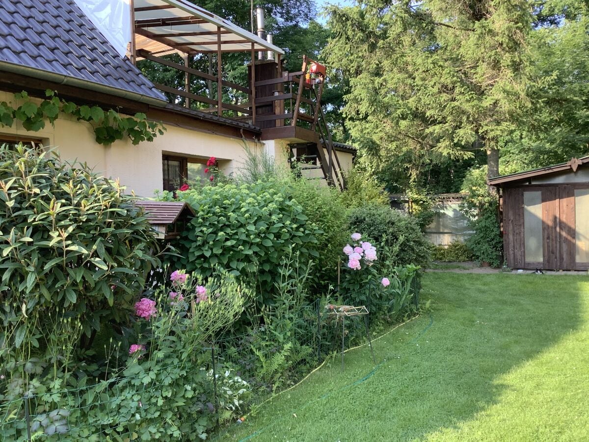 Aufgang zur Terrasse mit Hebeanlage