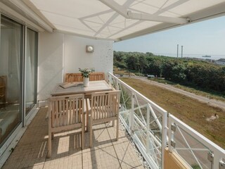 Norderney / Poseidon am Weststrand - Balkon