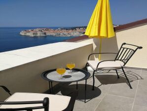 Apartments Horizon - Double Room with  Balcony and Sea  View - Dubrovnik - image1