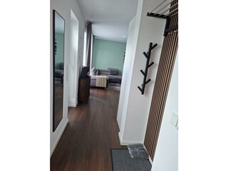 Garderobenbereich Ferienwohnung Maria