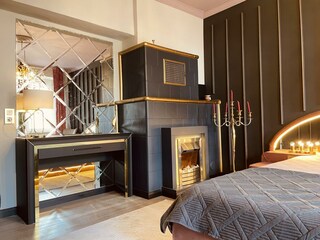 deluxe-Schminktisch im Schlafzimmer