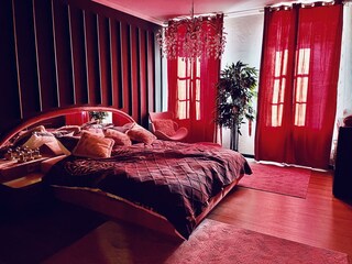 Schlafzimmer in den Morgenstunden