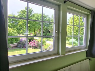 Blick aus dem Schlafzimmer