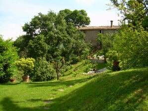 Holiday farmhouse LA CAPANNA Apartment in old cottage with pool - Radicondoli - image1