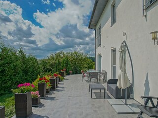 bbq terrace area