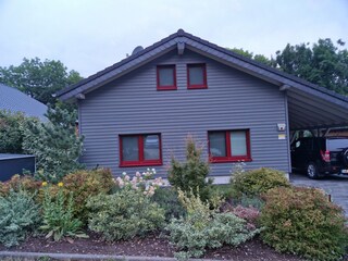Front view of the holiday home