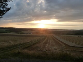 Sunset along the hiking trails