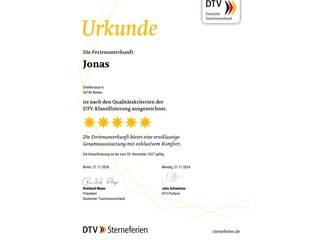 DTV 5-star certificate Nov 2024