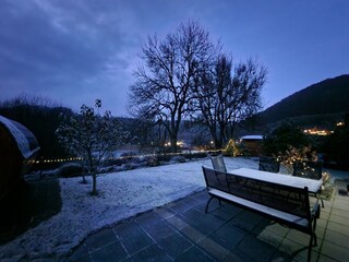 Terrace in frost