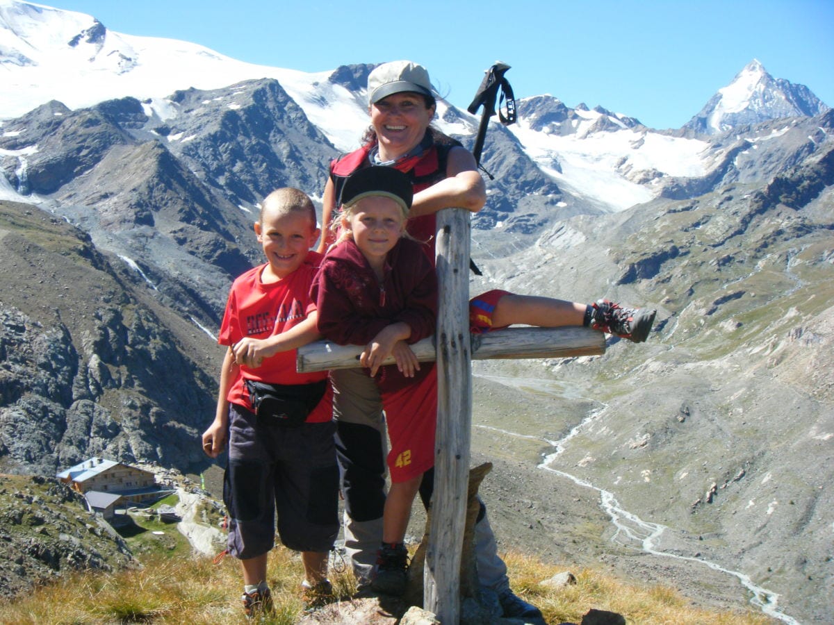 Im Martelltal mit Blick auf die Martellerhütte