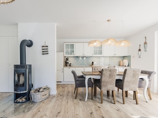 Kamin und Essbereich Muschelminna
