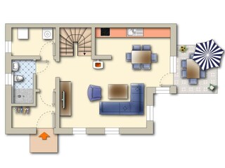 Erdgeschoss Muchelminna