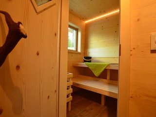 Sauna mit Waldblick