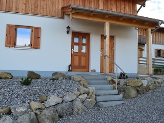 Eingang Jägar Chalet