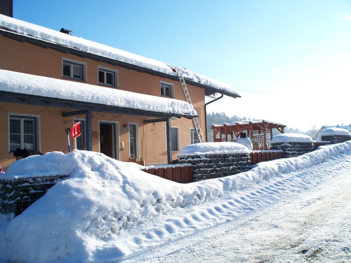 Unser Haus im Winter