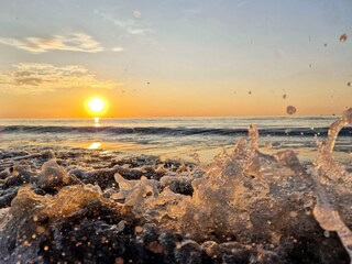 Sonnenuntergang am Meer