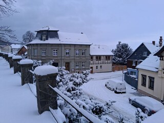 Winteraussenansicht Unterkunft