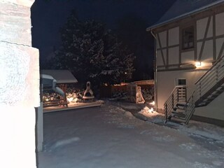 Winterbild Grillplatz