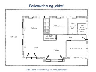 Ferienwohnung Harlesiel Grundriss 18