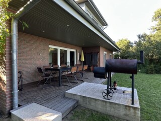 Protected terrace