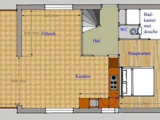 Casa per le vacanze Breskens Pianta del piano 36