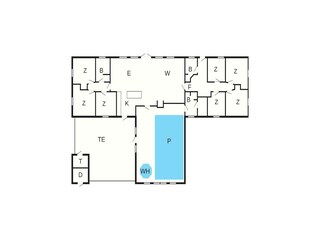Ferienhaus Vester Husby Grundriss 2