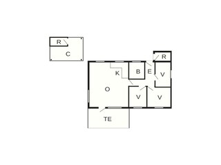 Casa per le vacanze Vaeggerløse Pianta del piano 45